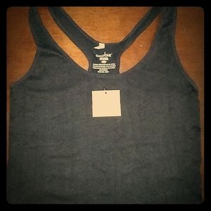 NWT - Black racerback tank top